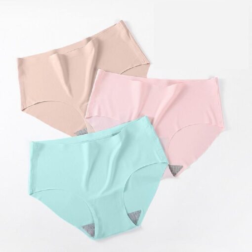 3PCs or 5 PCs Women's Sexy Ice Silk Comfort Underpants - Image 6