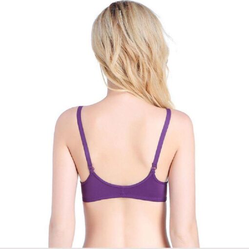 3 pack Women's Seamless Front Closure Bra  Push Up Bra - - Image 11