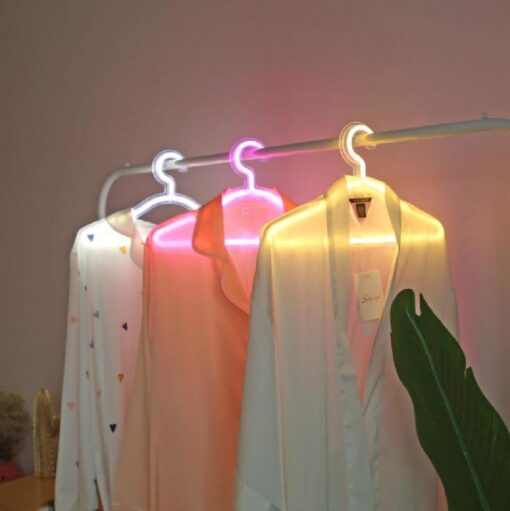 Led Neon Light Clothes Hanger - - Image 7