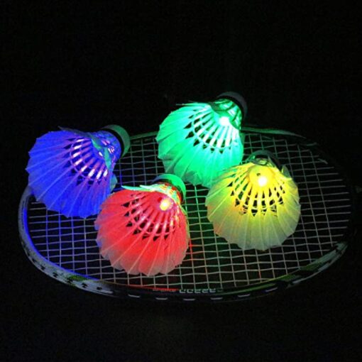 4 or 8 pcs LED Luminous badminton Badminton Shuttlecocks - Image 3