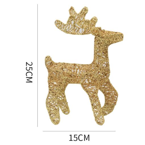 One or Three Iron Christmas Reindeer Decoration - Image 4