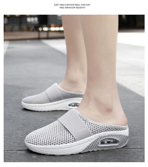 Air Cushion Slip-On Walking Shoes - Image 35