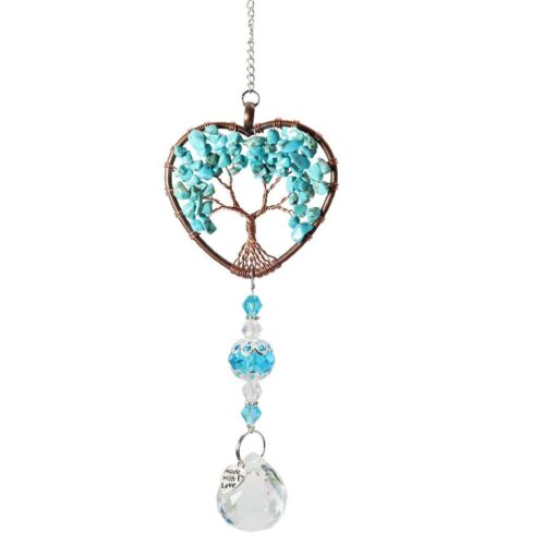 Life Pendant Heart Hanging Suncatcher - Image 4