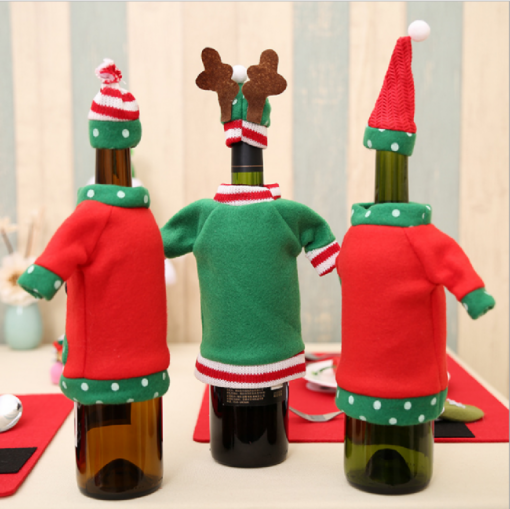 Christmas Wine Bottle Decoration - Image 2