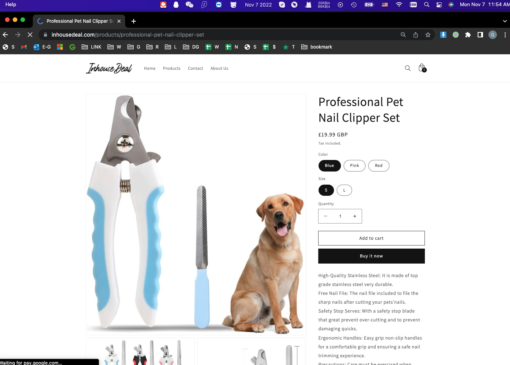 2 Sizes Professional Pet Nail Clipper Set - Image 11