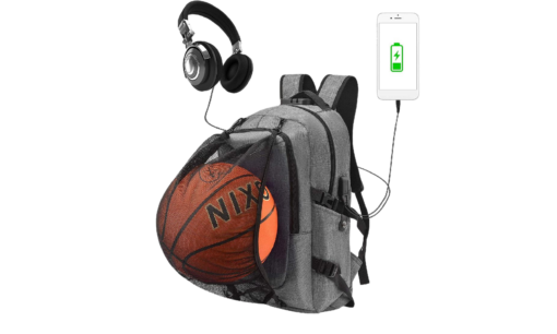 Basketball Backpack with USB Charging Port - Image 6