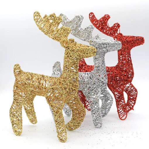 One or Three Iron Christmas Reindeer Decoration - Image 7