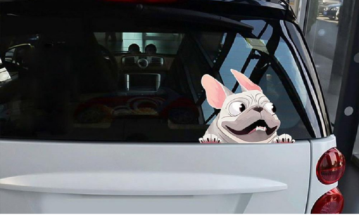 Cute Cartoon Bulldog Car Sticker - Image 12