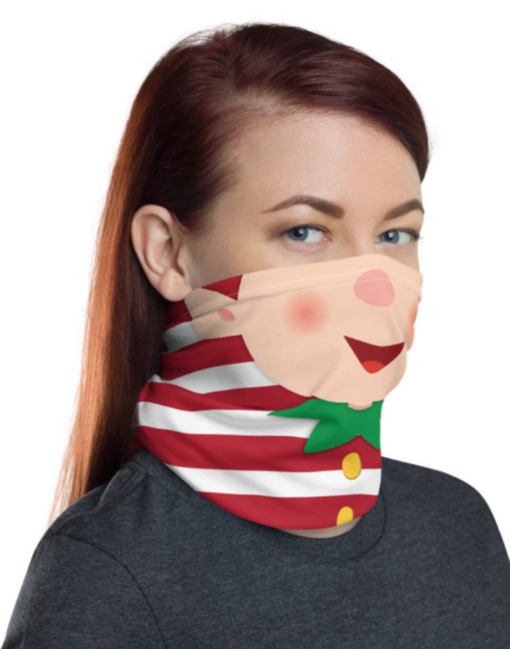 Christmas Neck Gaiter Face Mask Print - - Image 4