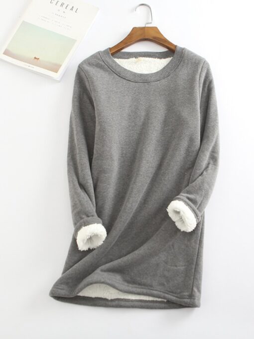 Long Sleeve Slim-Fit Warm Top Sweater - Image 2