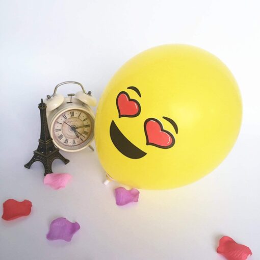 100 Pcs Emoji Party Latex Balloons 12 Inch - Image 8