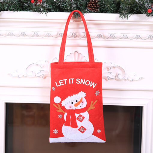 One or Three Christmas Non Woven Grocery Gift Bag - Image 2