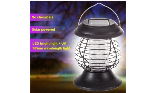 One or Two Outdoor Solar Mosquito Pest Fly Killer Zapper Lamp - Image 13