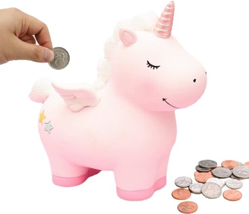 Resin Unicorn Piggy Bank - Image 2