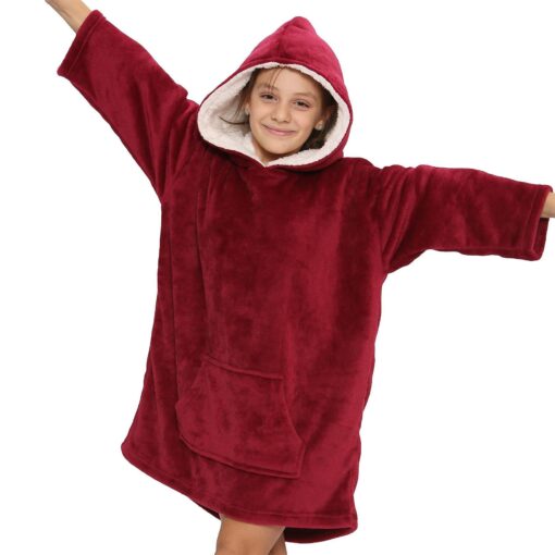 Kid Thick hooded snuggle blanket