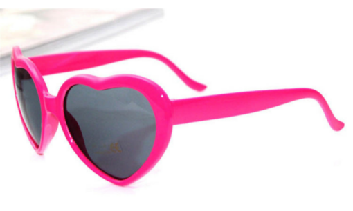 Love Heart Shape Sunglasses with Heart Filter - Image 7