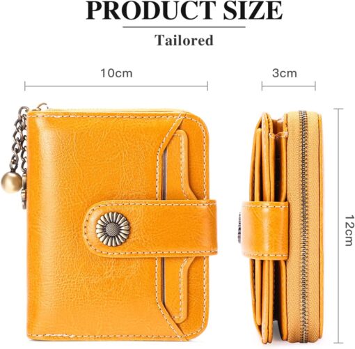 PU Leather RFID Small Compact Wallet