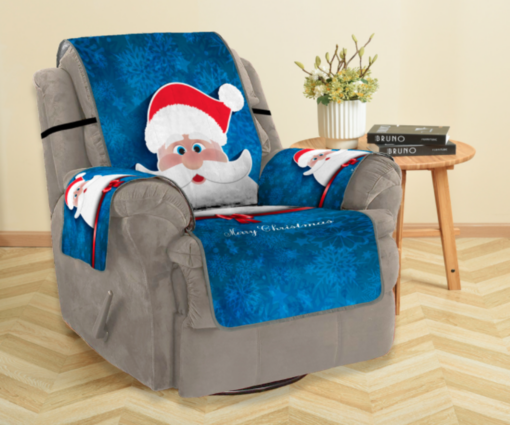 3D Digital Printed Christmas Sofa Cover - Image 8