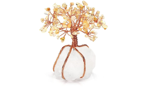 Three Styles Crystal Lucky Tree Healing Crystals Copper Money Tree Spiritual Gift - Image 23