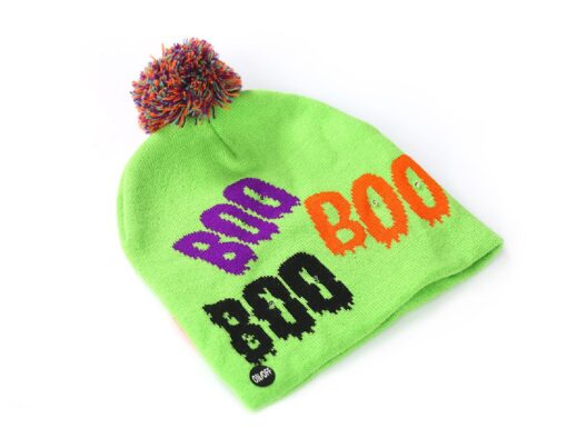 One or Two LED Halloween Beanie Hat - Image 3