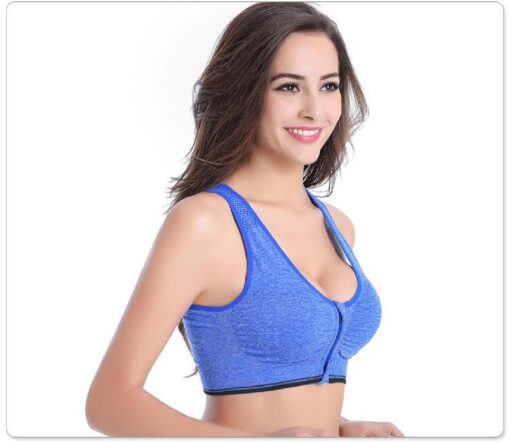 Women's Fitness Front Closure Push Up Bra - Image 28