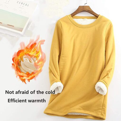 Long Sleeve Slim-Fit Warm Top Sweater - Image 6