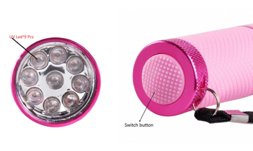 One or Four Mini Flashlight Nail Dryer - Image 14