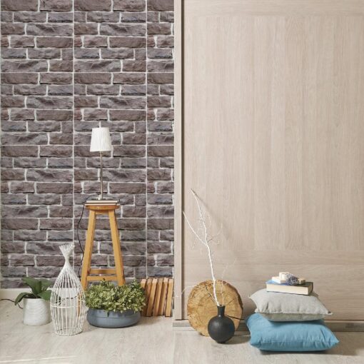 10 piece Waterproof PVC 3D Tile Brick Wall Sticker - Image 9