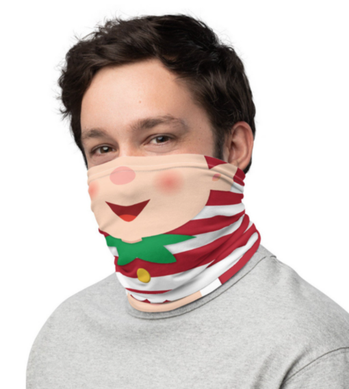 Christmas Neck Gaiter Face Mask Print - - Image 5