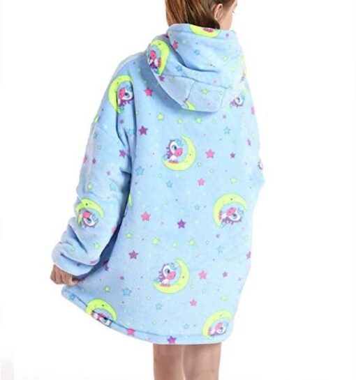 Kids Oversized Fluffy Hoodie Blanket - Image 16