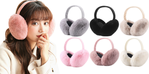 14cm Extra Large Fluffy Foldable EarMuffs