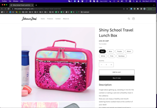 Shiny School Travel Lunch Box - Image 4