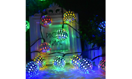 1.5m 10 LED Moroccan Ball String Lights - Image 7