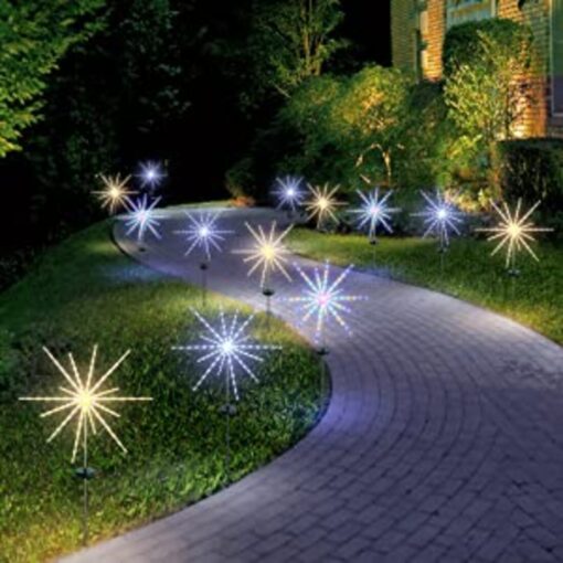 LED Solar Meteor Firework Light