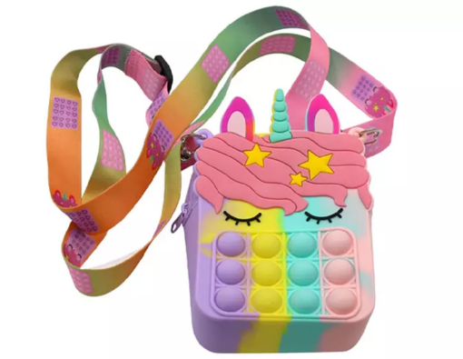 Unicorn Push Pop Fidget Bubble Shoulder Bag - Image 4