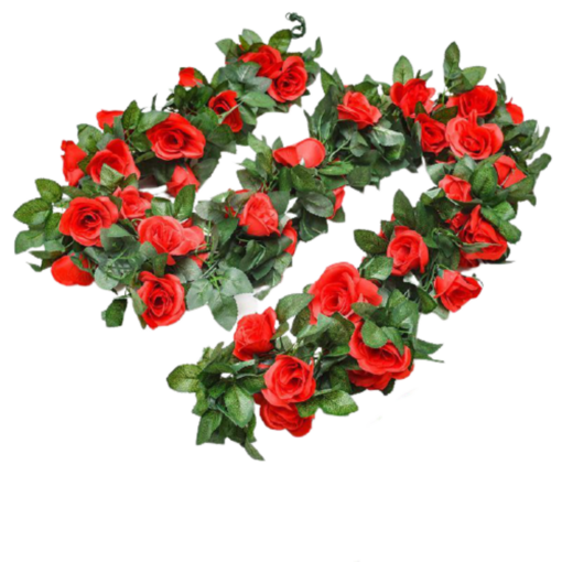 3 x Artificial Flower Rose Leaf - Image 2