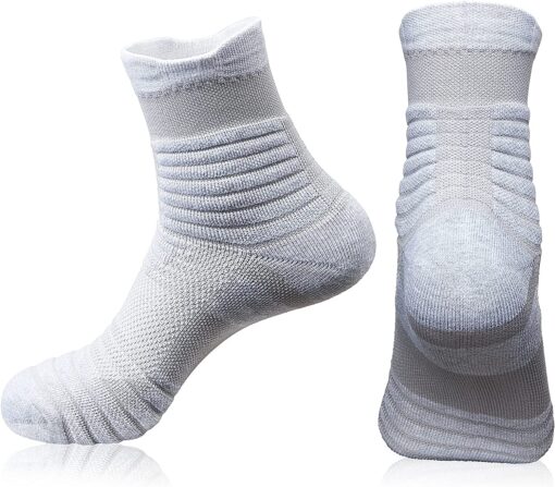 6 or 12 Pairs Athletic Thick Towel Socks - Image 7