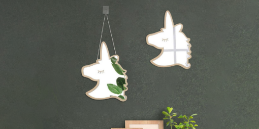 Animal Shape Mirror Wall Decor