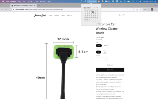 Microfibre Car Window Cleaner Brus - Image 5