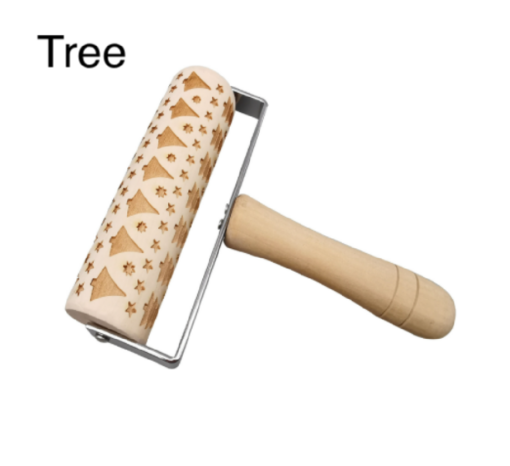 Christmas Engraved Embossing Rolling Pin - Image 15