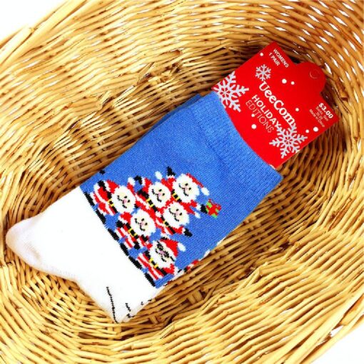 1 or 15 Paris Christmas Funny Novelty Colorful Socks - Image 10