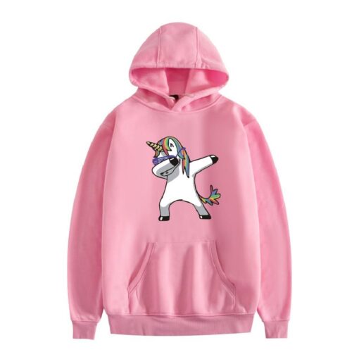 Unisex Dab Swag Unicorn Hooded Sweatshirt - Image 6