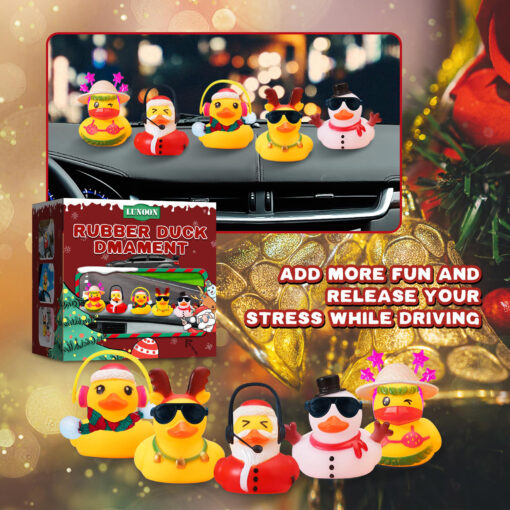 Up to Five Pieces Car Dashboard Yellow Rubber Duck - Image 8