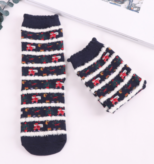 3 Pairs Christmas Cotton Socks - - Image 17