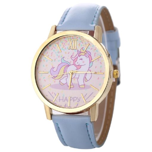 Unicorn Leather Strap Women Quartz Watches _ Untracked - Image 7