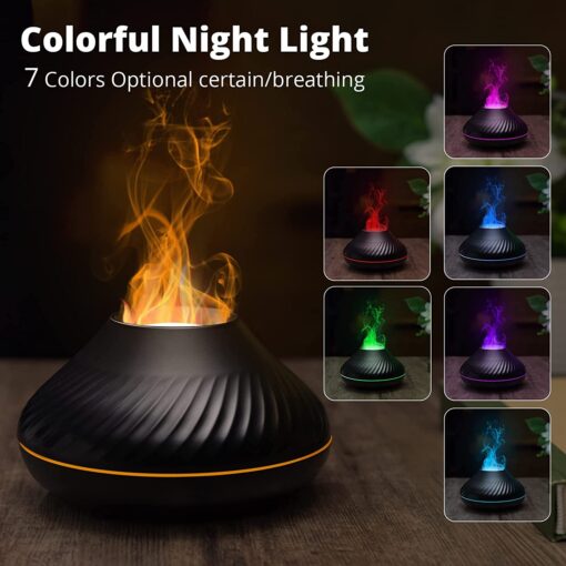 Aroma Volcano Flame Effect Humidifier - Image 8