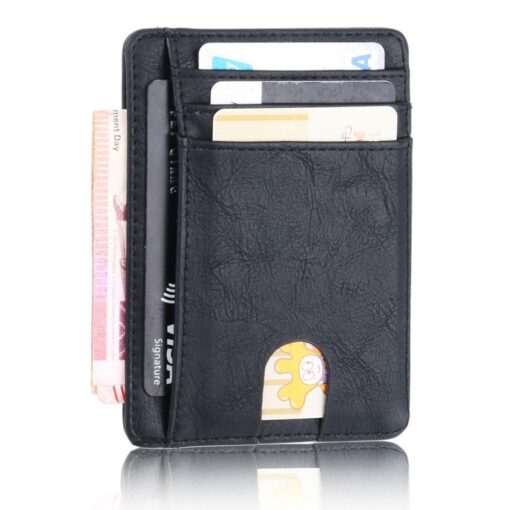 RFID Blocking Slim Leather Wallet - Image 9