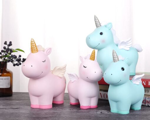 Resin Unicorn Piggy Bank - Image 4