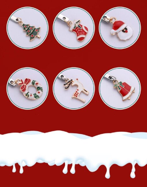 Six-Pieces Christmas Coffee Spoon & Fork Sets - Image 9