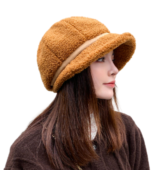 Women Faux Wool Warm Cap - Image 5